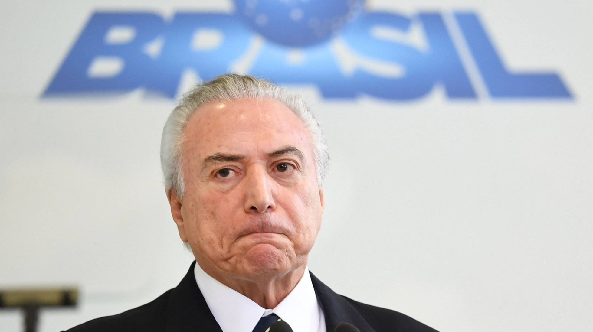 Michel Temer em evento no Planalto. EVARISTO SA AFP